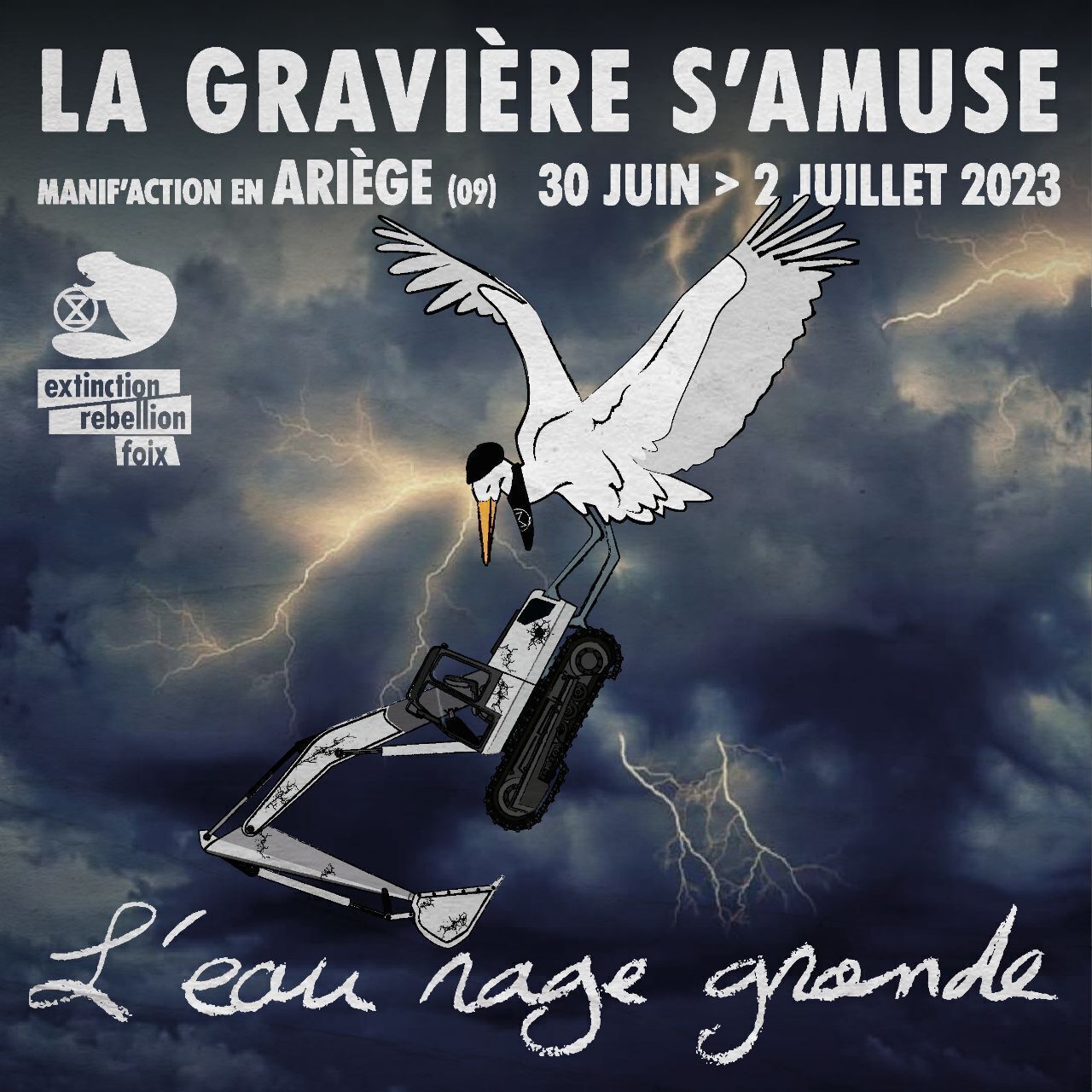 La Gravière s’amuse ! l’eau rage gronde à foix