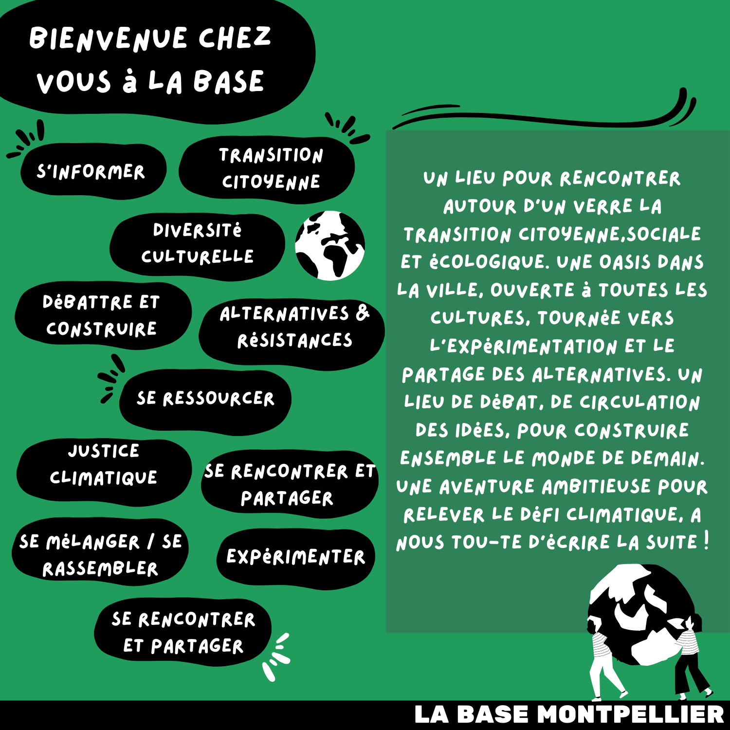Une Base d’Action Sociale et Ecologique à Montpellier