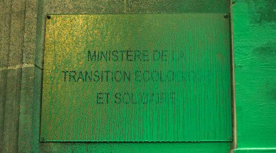 Occupation du ministère de la transition écologique et solidaire